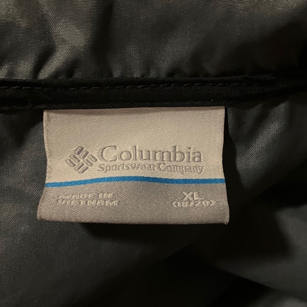 Columbia Big Kids Glennaker Rain Jacket Black Size XL - Picture 8 of 8